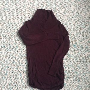 Purple full pullover cardagin